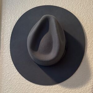 Stylish blue Fedora Hat